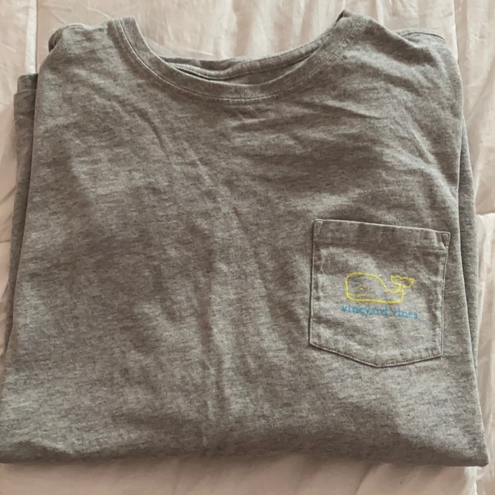 Vineyard Vines Gray Long Sleeve Tee